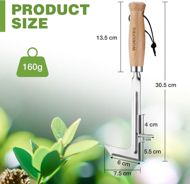 Detalle 2 de WORKPRO 30 cm crack weeding tool