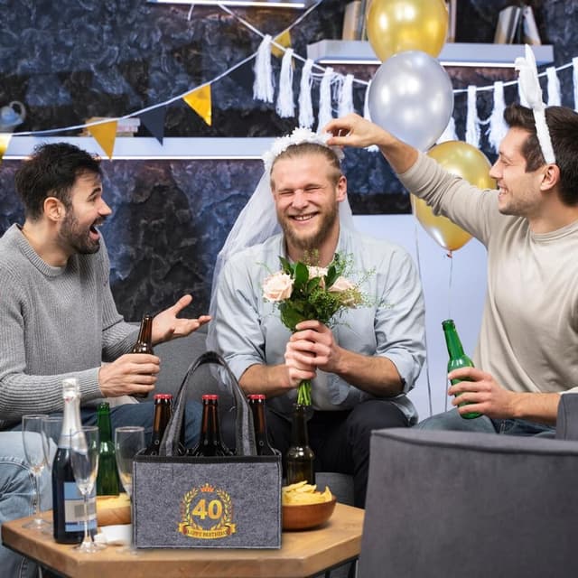 Thumbnail 6 de Anicy Geschenk 40 Geburtstag Bierhandtasche