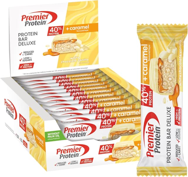 Thumbnail 6 de Premier Protein Bar Deluxe boîte 15 x 50g — barre protéinée 40% 🍫
