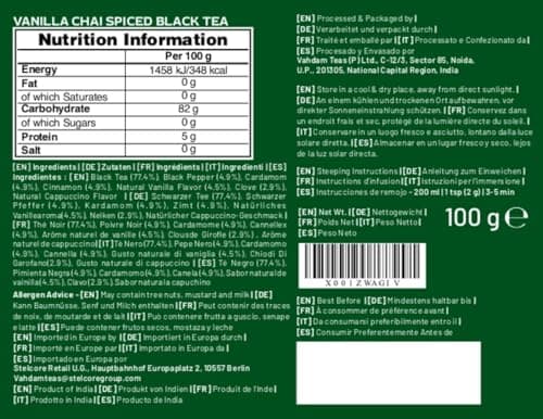 Thumbnail 1 de VAHDAM Masala Chai vainilla 100 g 🍵