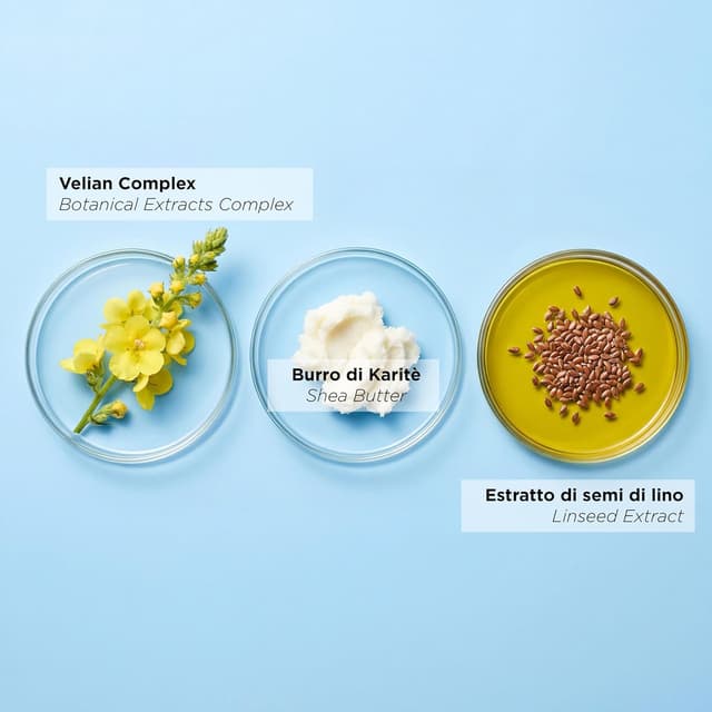 Detalle de Kemon Nourish Shampoo nutriente al burro di karité per capelli secchi, crespi e sfibrati (250 ml)