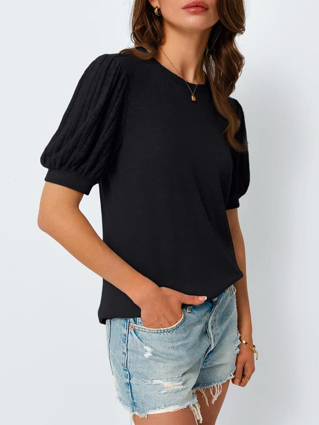 Detalle de AUTOMET Womens Summer Tunic Top short sleeve