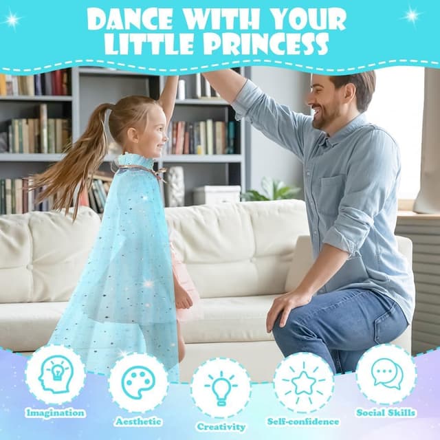 Thumbnail 4 de Vicloon Princess Cape Set 75cm