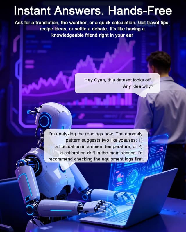 Thumbnail 6 de kttung AI Smart Glasses 1080P