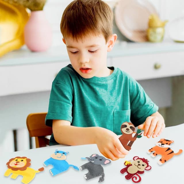 Thumbnail 6 de Vicloon kit cucito bambini in feltro 10