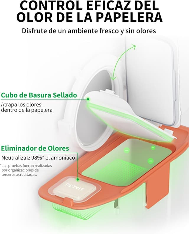 Detalle 2 de PETKIT Pura Max 2 Arenero Autolimpiable