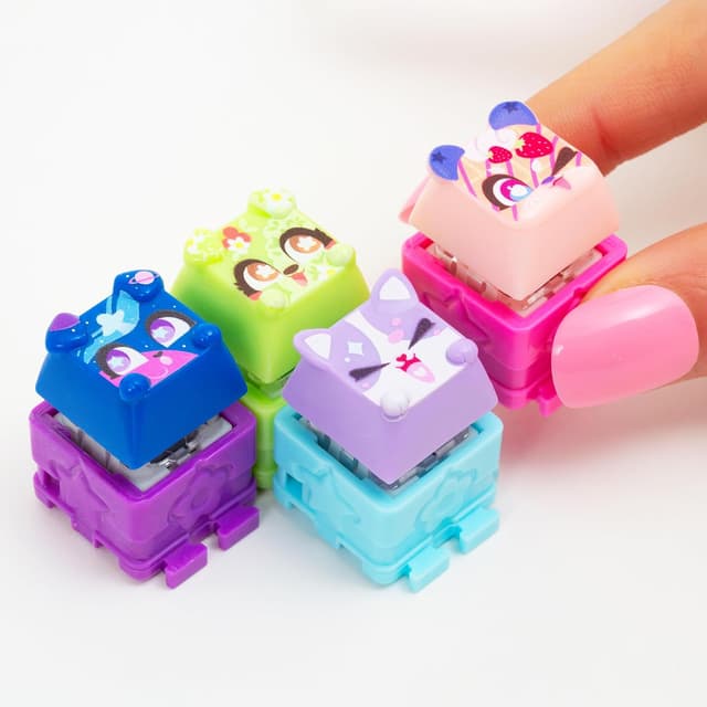 Detalle de Goliath CLICKEEZ Controller : manette à customiser avec 5 touches cliquables kawaii (ASMR, 70 personnages)