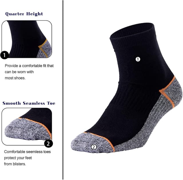 Thumbnail 4 de Kodal copper infused quarter socks pack 4/5