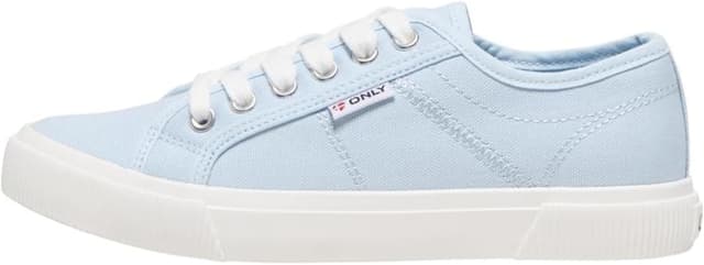 Detalle 2 de ONLY Onlnicola Canvas Sneaker : baskets en toile pour femme à lacets