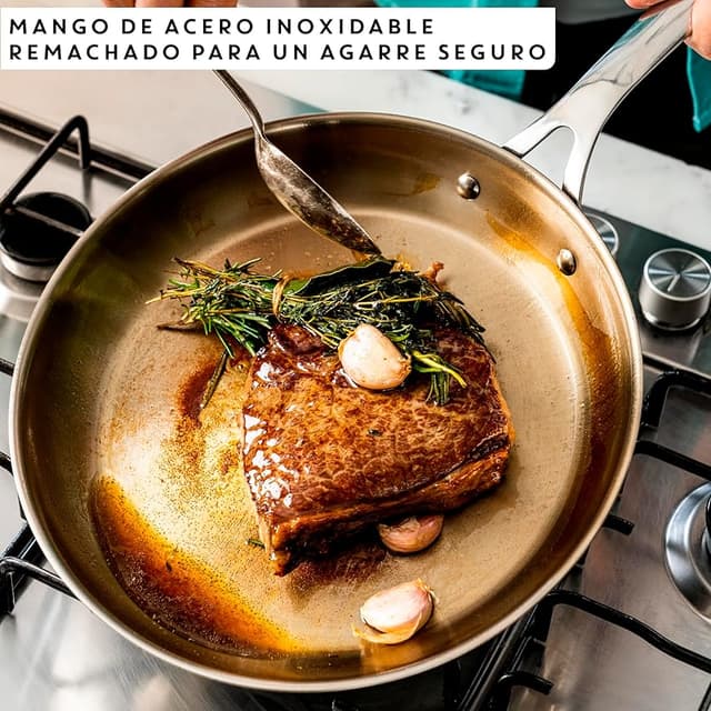 Thumbnail 2 de Tefal Jamie Oliver - Sartén 28 cm 🍳 Inducción y horno