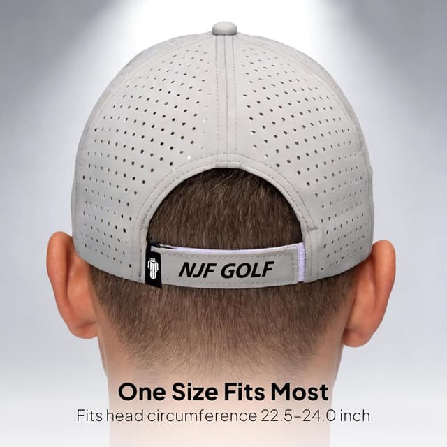 Thumbnail 6 de NJF Golf Hat Men – Breathable Adjustable Golf Cap with Tee Holder & Ball Marker