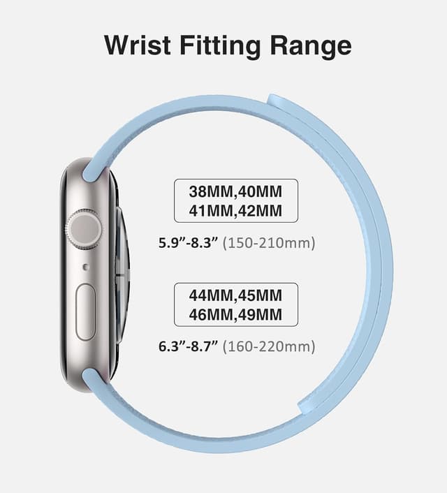 Detalle de Nereides magnetic silicone watch band 42mm