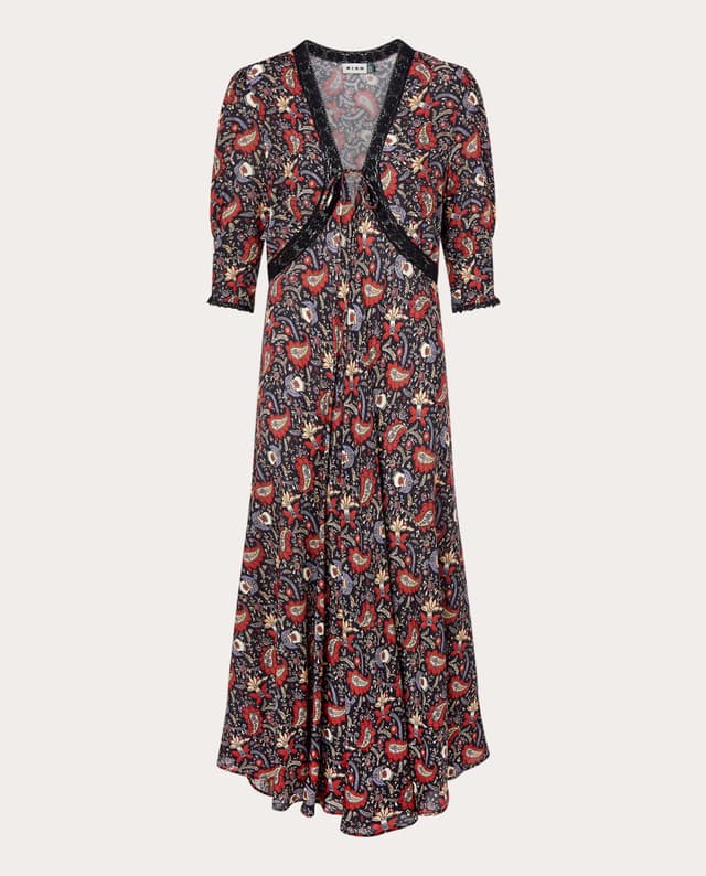 Imagen de Rixo Vestido midi Amina 👗 en OfertitasTOP