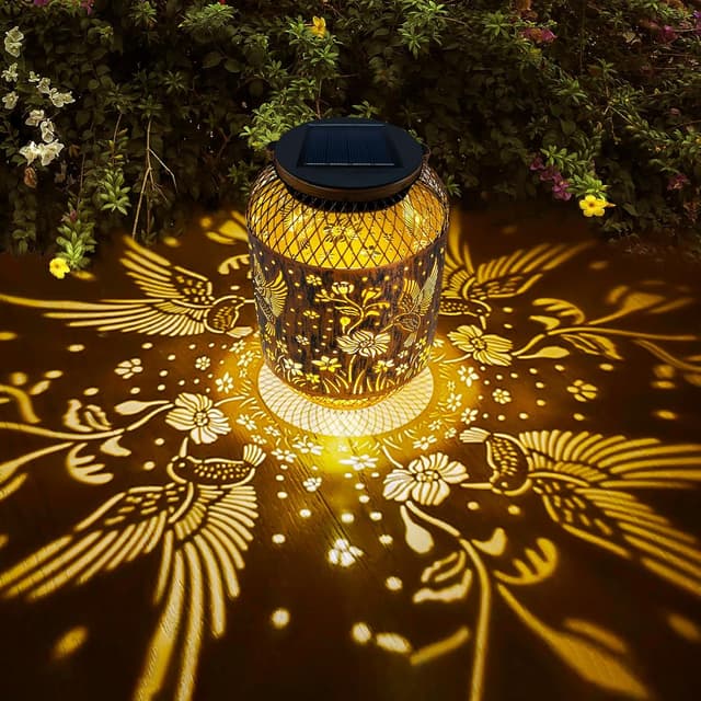 Imagen de Hummingbird Solar Lantern Outdoor decor en OfertitasTOP