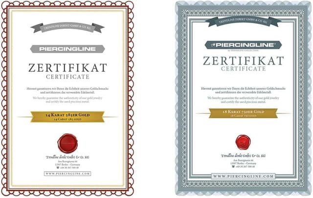 Thumbnail 2 de Piercingline naso spirale oro 750 fiore