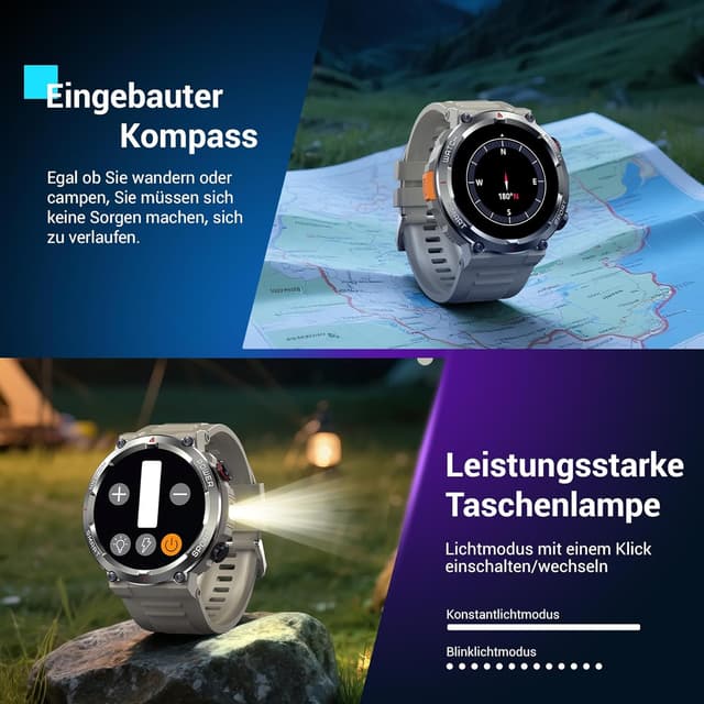 Thumbnail 4 de Blackview W50pro Smartwatch 100 Tage