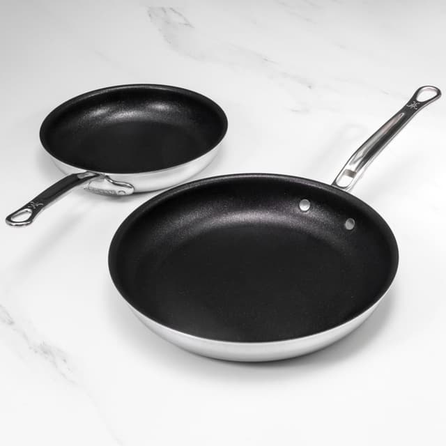 Detalle 2 de Thomas Keller Insignia by Hestan Stainless Steel Frying Pan Set (8.5” & 11”) with TITUM Nonstick System