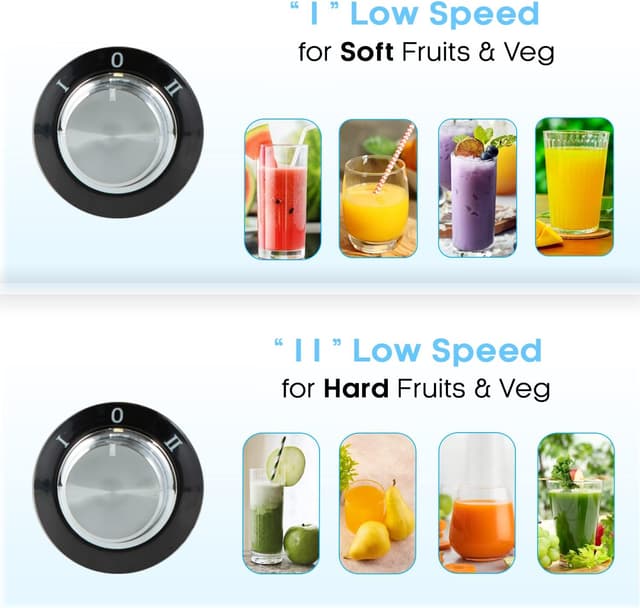 Thumbnail 4 de PureMate 600W centrifugal juicer — two speeds 🥤