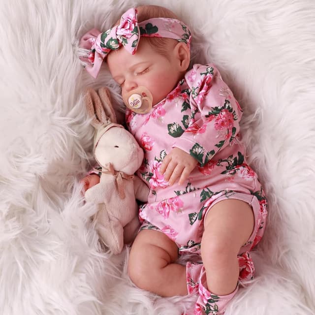 Detalle 1 de BABESIDE Lifelike Reborn Baby Doll 20 inches