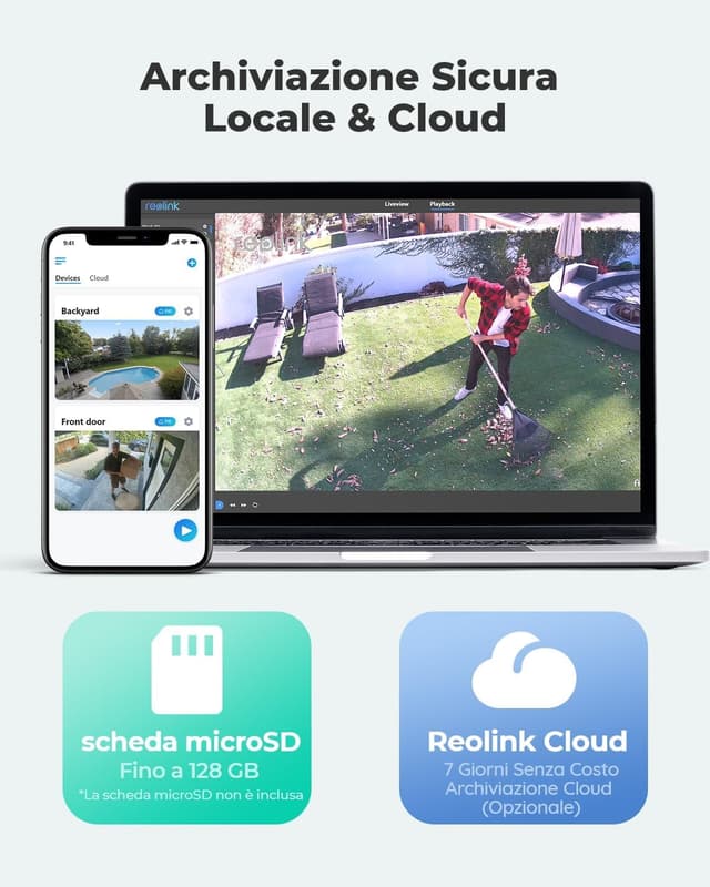Thumbnail 5 de Reolink 4MP Telecamera 4G da Esterno 2K