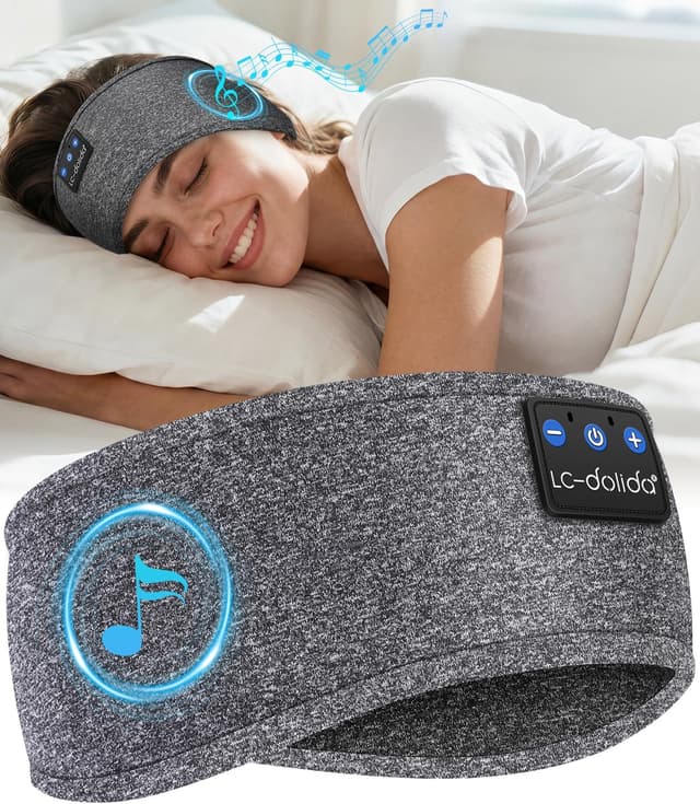 Detalle de LC-dolida Schlafkopfhörer Bluetooth Stirnband