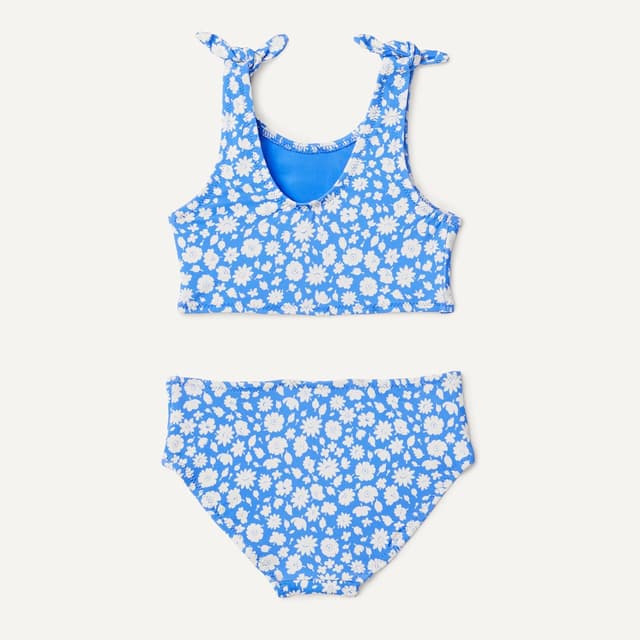 Detalle 2 de Amazon Essentials Maillot de bain bikini 2 pièces avec nœud pour fille à séchage rapide