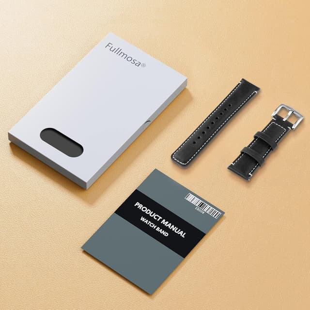 Thumbnail 6 de Fullmosa cinturino in pelle per orologi (22 mm) con perno a sgancio rapido