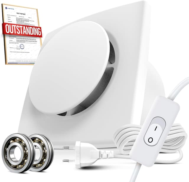 Detalle de BUMSOU Extracteur d'Air 100mm 130 m³/h