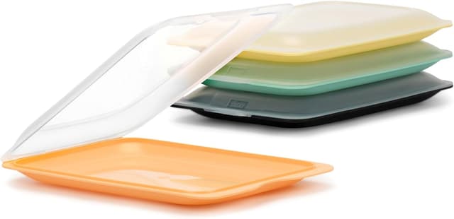 Detalle de TATAY Set de 4 Tuppers apilables para alimentos🥗