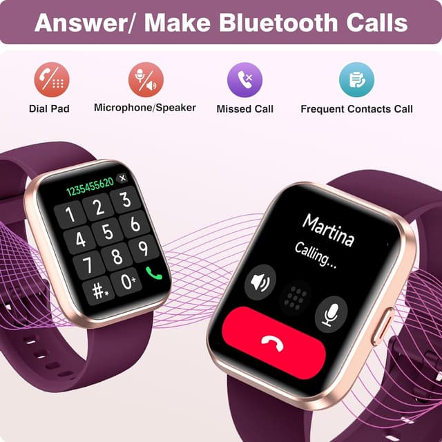 Detalle 2 de Alexa Built-in 1.8" HD Ladies Smartwatch with SpO2