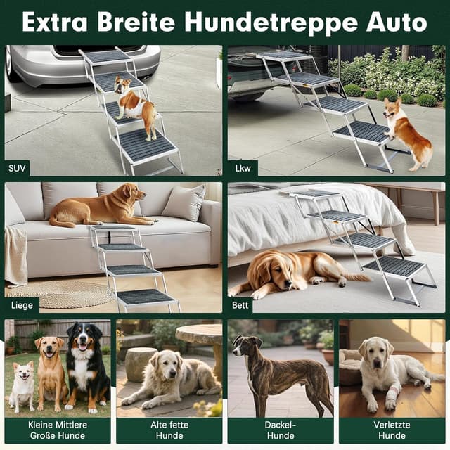 Thumbnail 4 de Hundetreppe Auto Extra Breit 4 Stufen