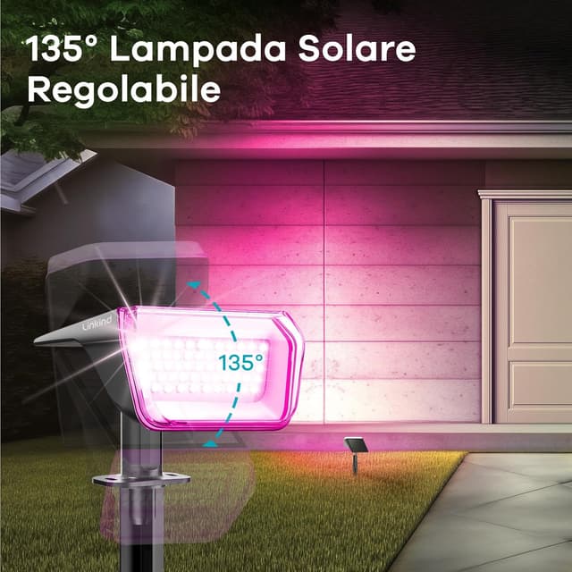 Thumbnail 6 de Linkind lampada giardino solare 800LM