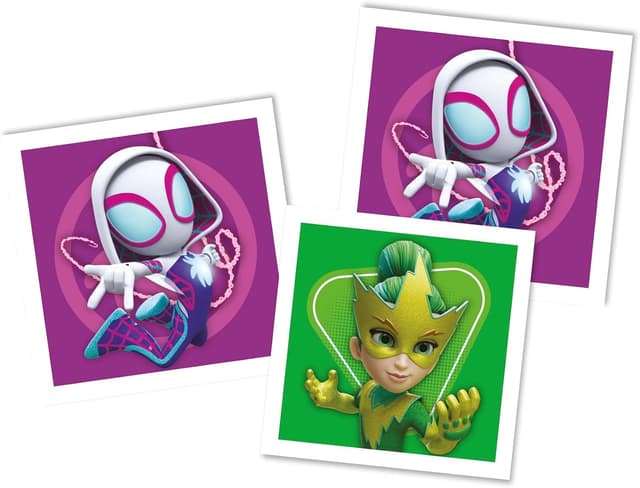 Detalle 1 de Memoryspiel Clementoni Spidey Pocket 48 Karten
