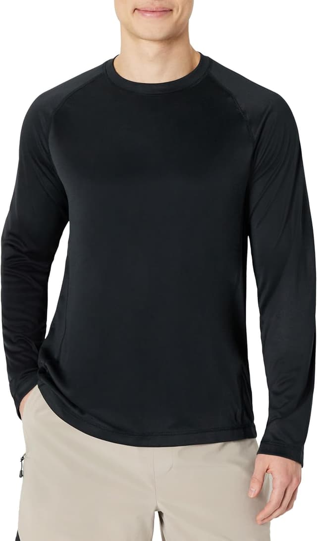 Detalle de Amazon Essentials men’s long-sleeve quick-dry swim T-shirt (UPF 50, slim fit)