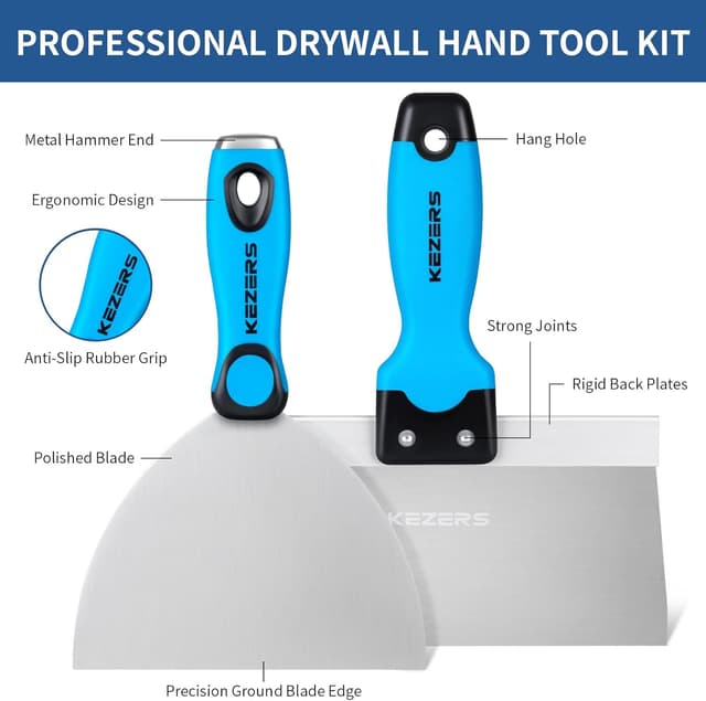 Thumbnail 2 de KEZERS Drywall Tool Kit 7-Piece