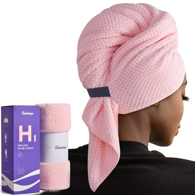 Thumbnail 6 de Umisleep Extra Large Microfiber Hair Towel 40x30