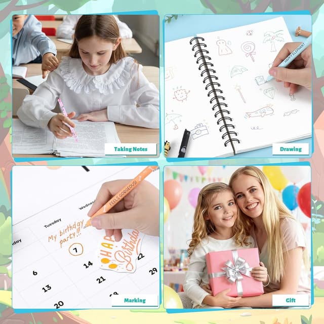 Thumbnail 5 de Thboxes 12 Pcs Stylos Effaçables 0,7 mm