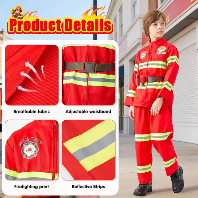 Thumbnail 3 de Lozzzyo DĂ©guisement Pompier Enfant đźŽ