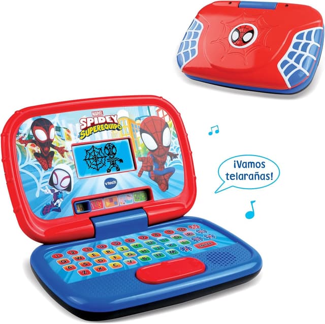 Detalle 2 de VTech Portátil Educativo Spidey +3 Años, Juegos y Aprendizaje 🕸