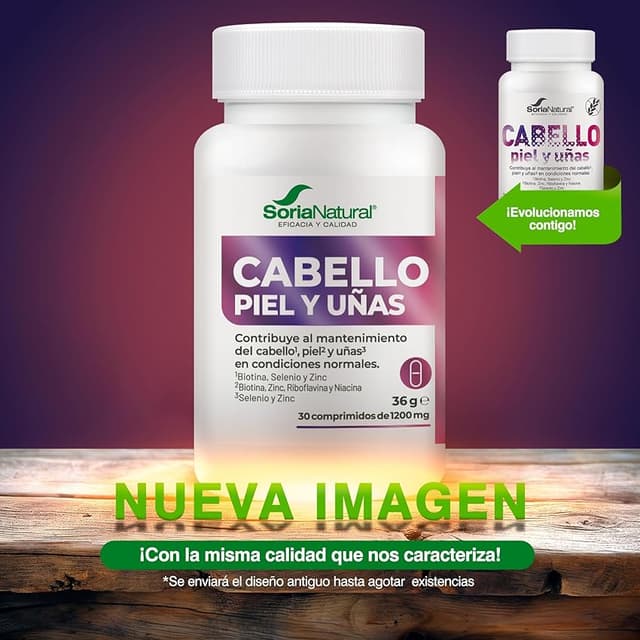 Thumbnail 1 de Soria Natural Cabello, Piel y Uñas 30 comprimidos