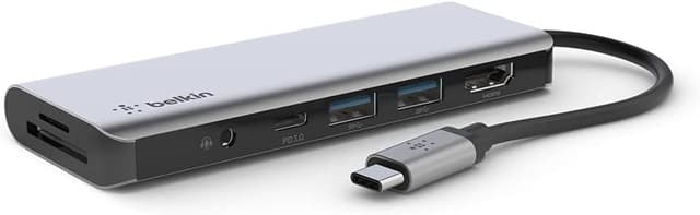 Detalle de Belkin Hub USB-C 7 en 1 100 W
