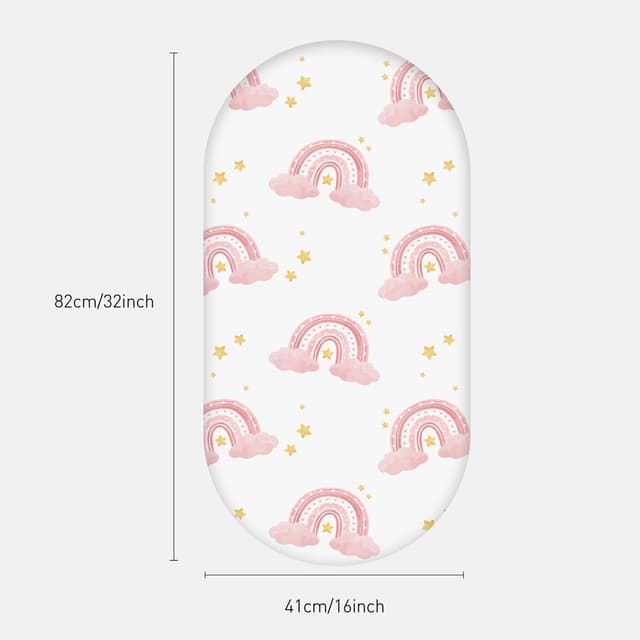 Detalle 2 de Soarwg Moses Basket Sheets 82x41cm for Babies