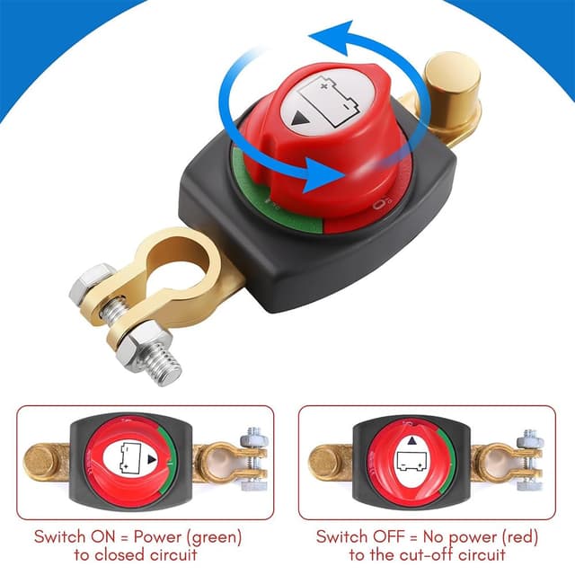 Thumbnail 4 de Batteriehauptschalter 12V-48V 275A