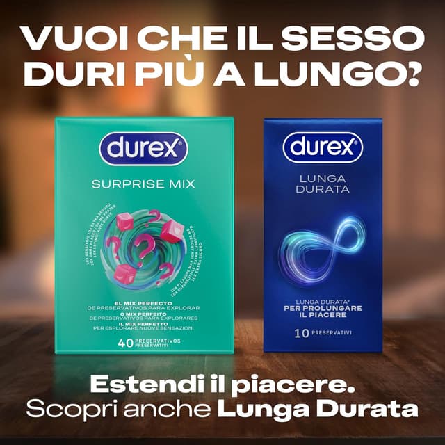 Thumbnail 5 de Durex Surprise Mix 40 preservativi 🛡
