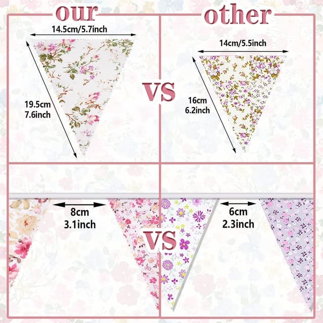 Thumbnail 4 de Alintor 45.9ft 46pcs Bunting Flags