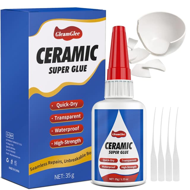 Detalle de GleamGlee Ceramic Glue 35g for instant bonds