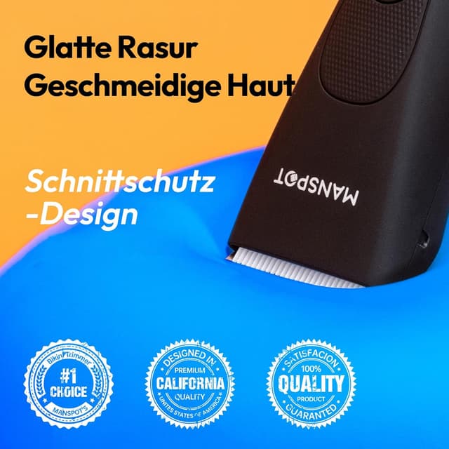 Detalle 2 de Körperhaartrimmer MANSPOT 4 Aufsätze