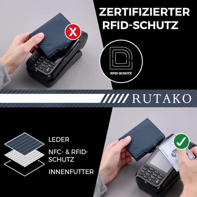 Thumbnail 2 de RUTAKO Slim Wallet Kreditkartenetui