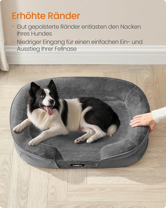 Thumbnail 3 de Feandrea Hundebett Groß 91x68x18 cm orthopädisch