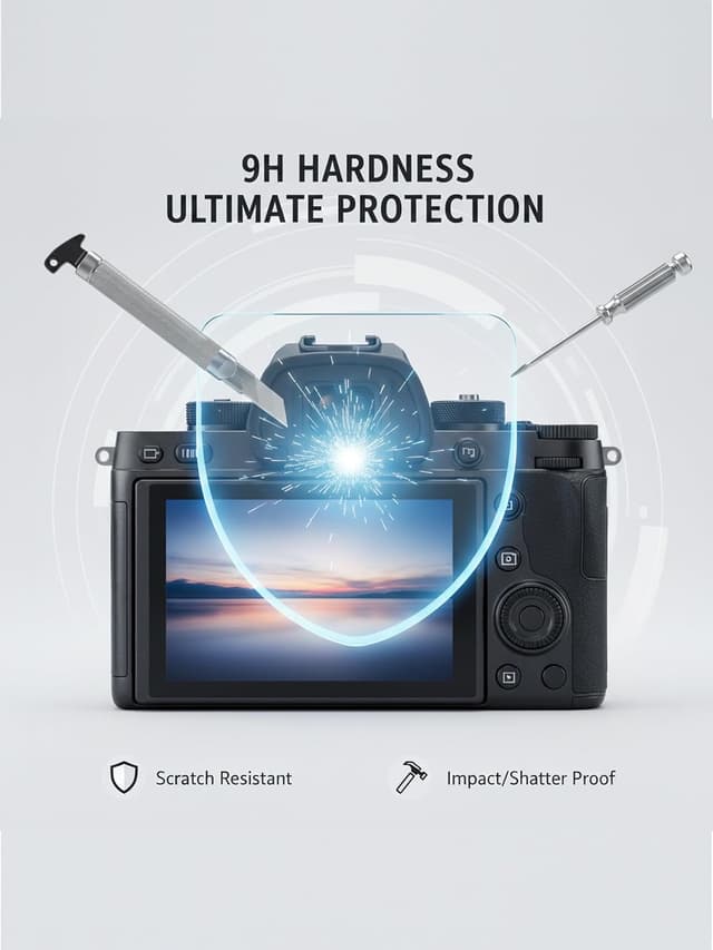 Detalle de iDaPro RS 4 Mini screen protector, 3 pack